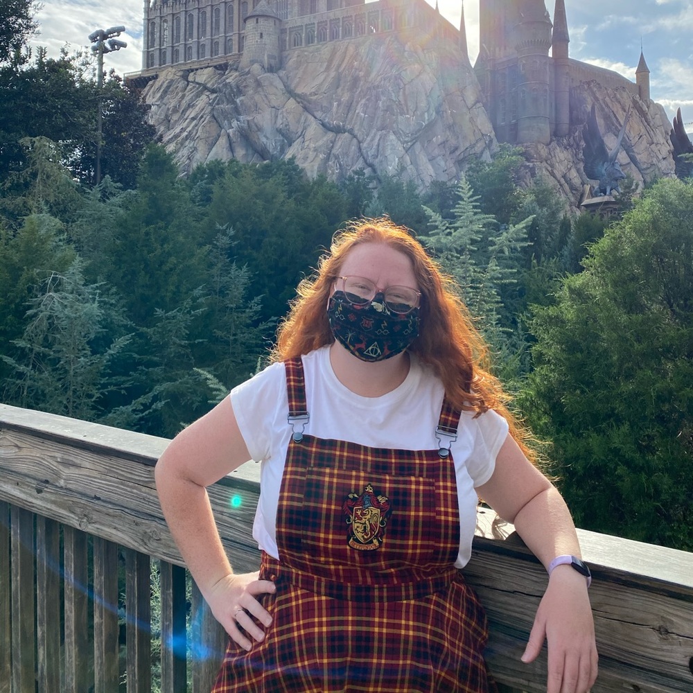 Hot Topic Gryffindor Plaid Skirtall